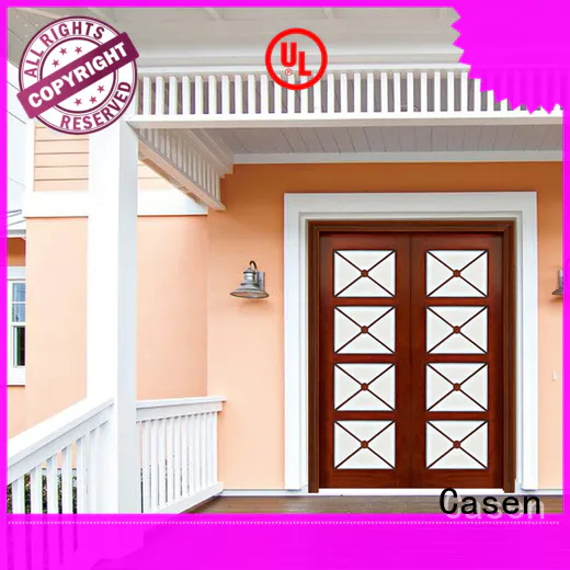 Casen wooden wooden french doors double carved for house