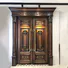 front carved contemporary entry doors Casen manufacture