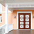 main modern entry doors double carved for house