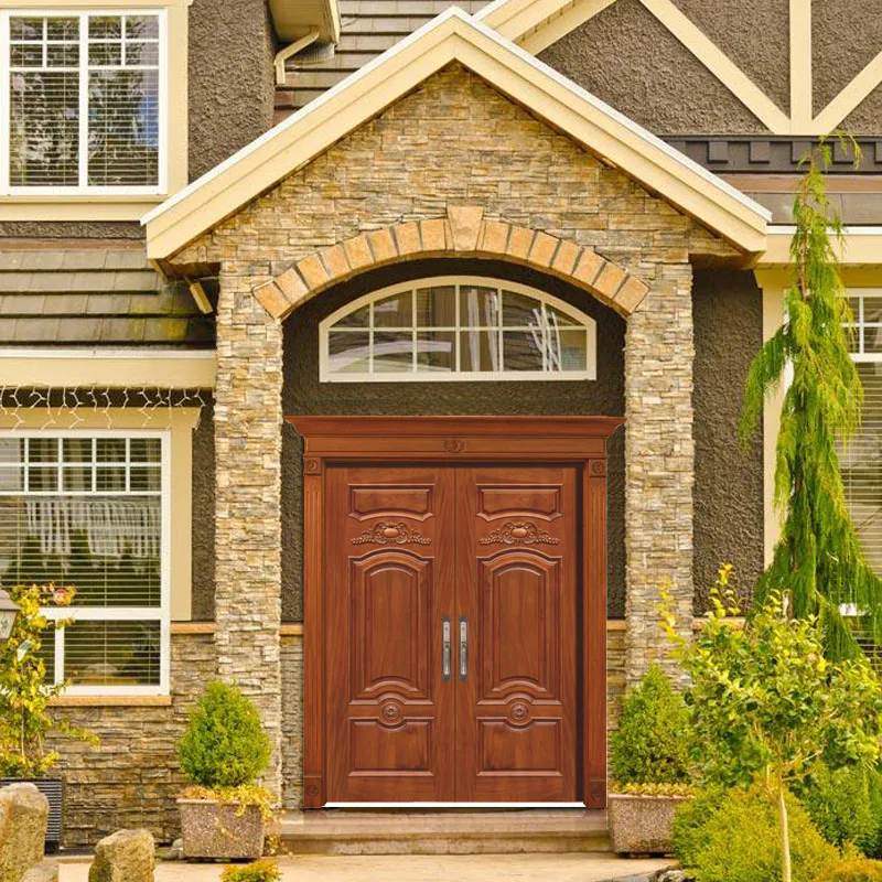 Casen Brand design carved luxury contemporary entry doors style