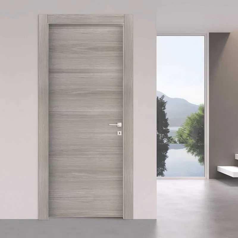 gray Custom modern bedroom bathroom doors Casen door