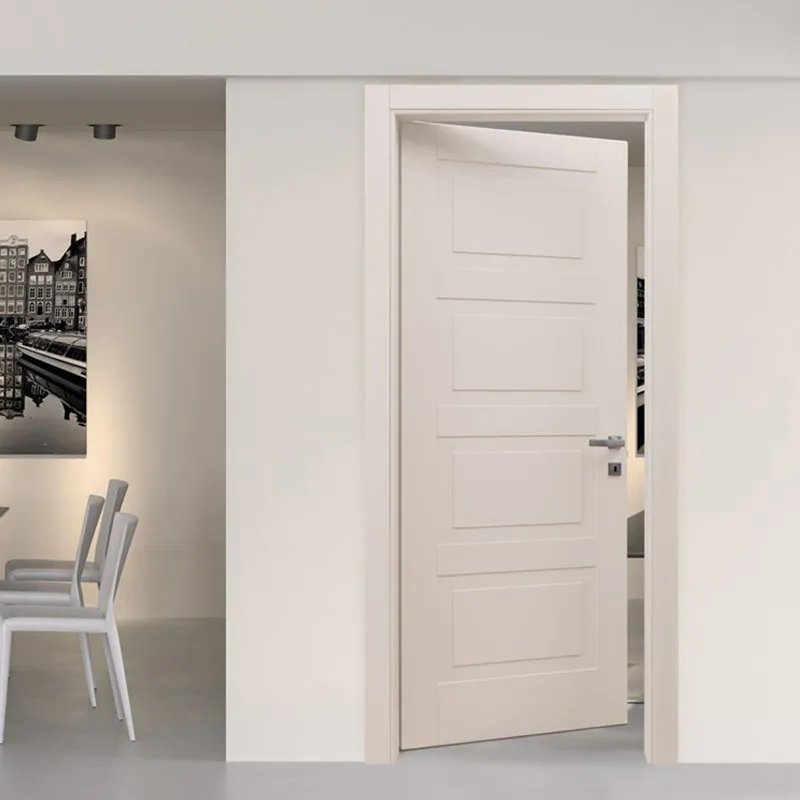 light color two panel interior door flat simple style for bedroom