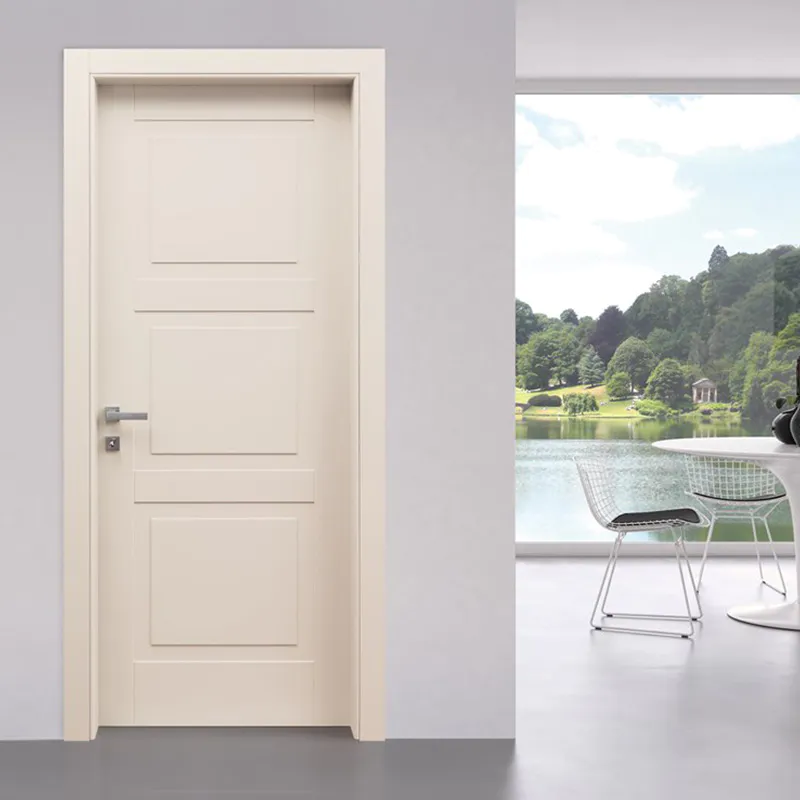 light wood style white Casen Brand 4 panel doors supplier