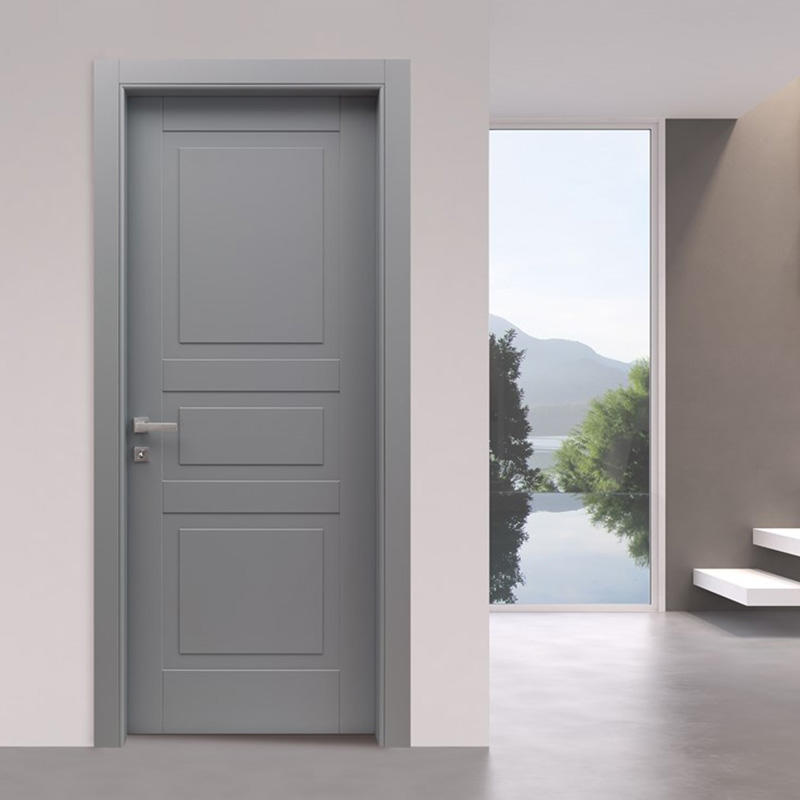 Casen plain modern composite doors wooden for bathroom