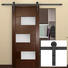 Barn doors with glass for W.C ,washroom use  JS-7002A