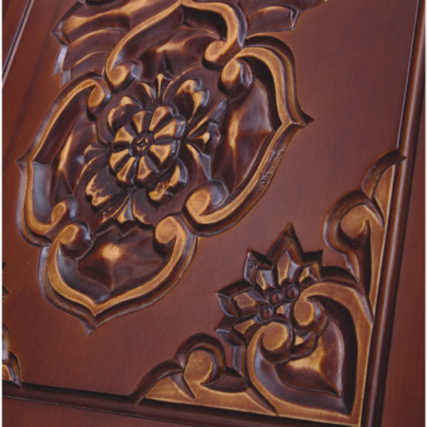 Casen white color style doors carved flowers for living room