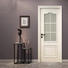 white color solid hardwood front door american fashion for store decoration