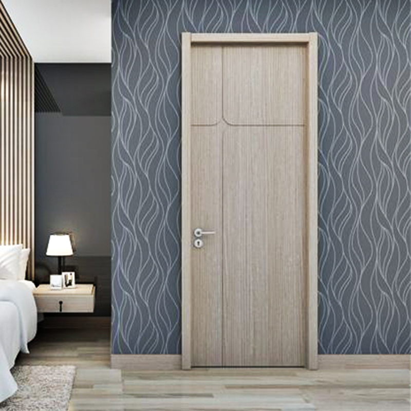 Fashion simple design modern wood door  JS-6001A