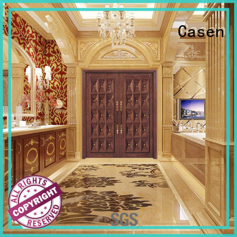 Casen outside solid wood front doors front for villa