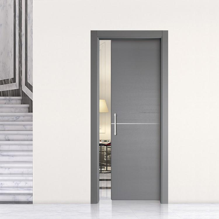 Casen classic design half glass interior door glass aluminium for bathroom-3