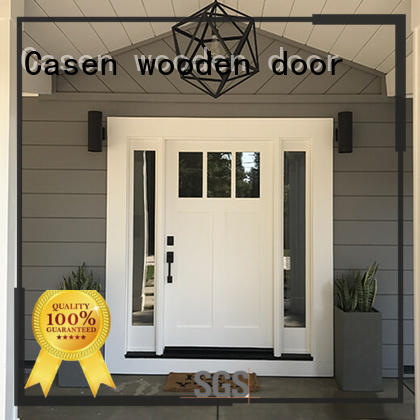 style flower hdf moulded door white Casen company
