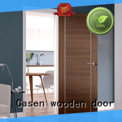 Casen ODM modern double front doors natural for bedroom
