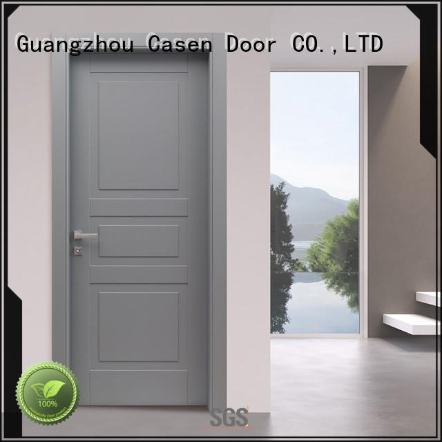 plain slate grey composite door interior easy for washroom
