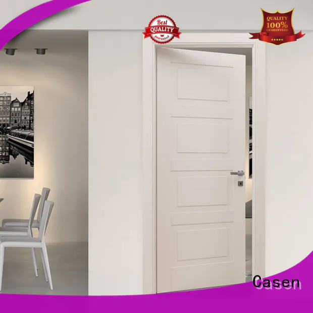 grey composite doors wooden for washroom Casen