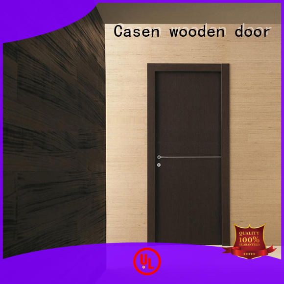 Casen ODM hardwood doors natural for washroom