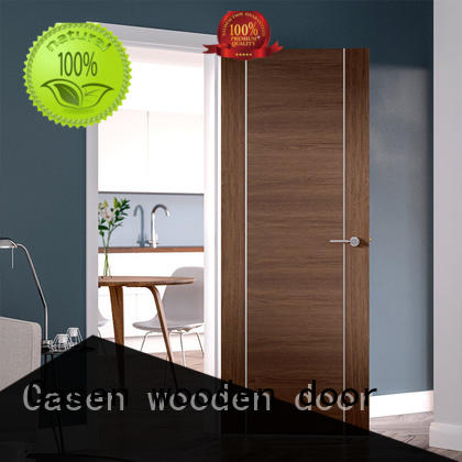 aluminium wooden door high quality solid wood for bathroom