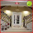 Beautiful bevel edge glass wooden main door for villa or house use JS-8001 A