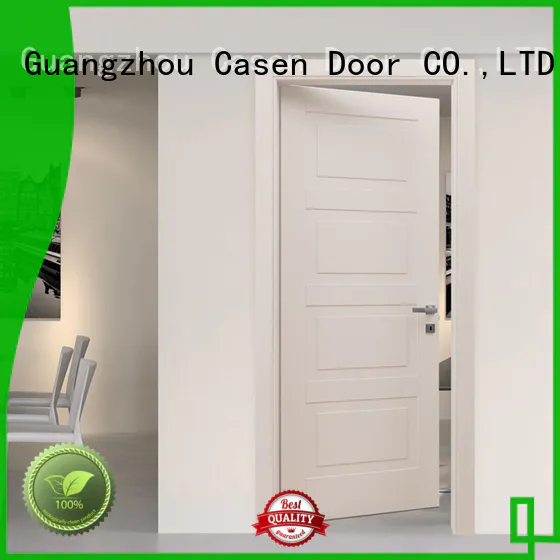simple Custom design white 4 panel doors Casen style