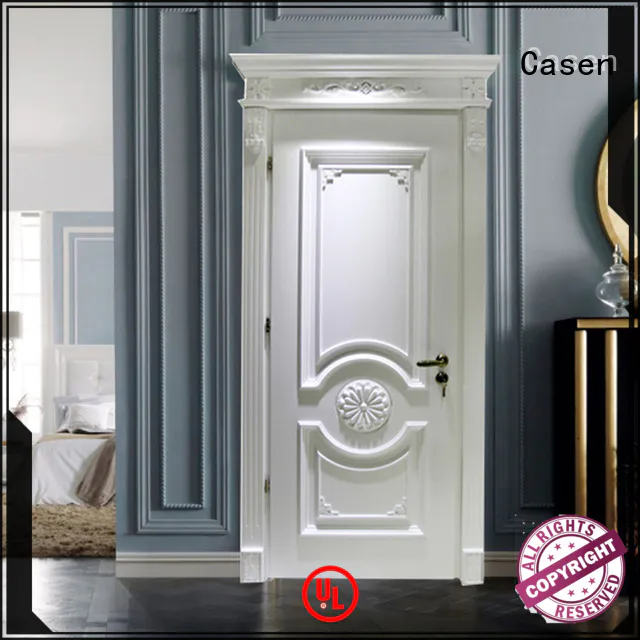 Modern easy fashion French design single luxury wooden doors  JS-9002A