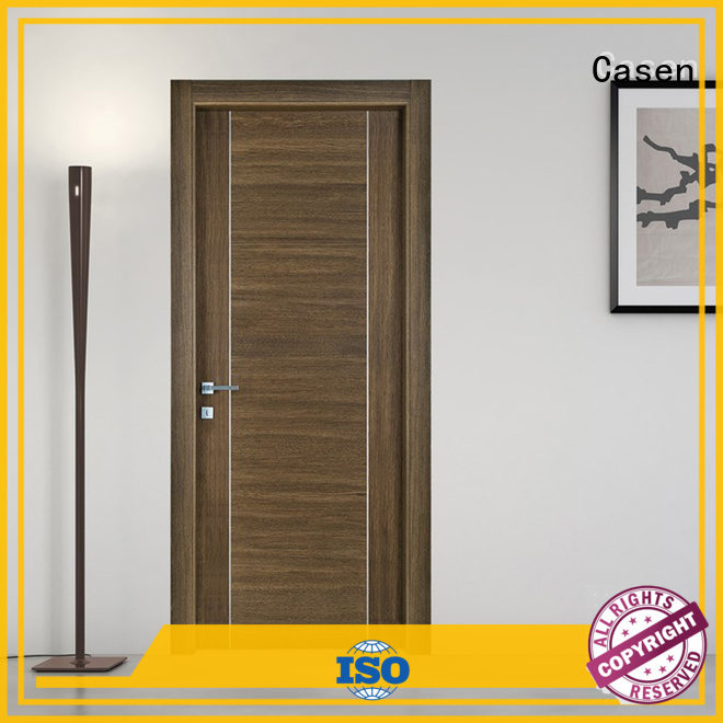 Casen popular solid wood door custom for washroom