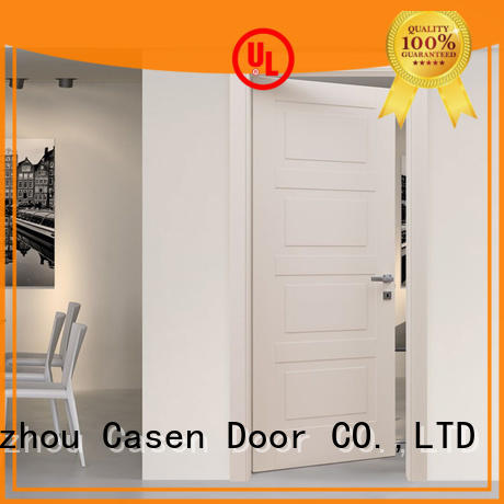 white wood modern composite doors simple style for washroom
