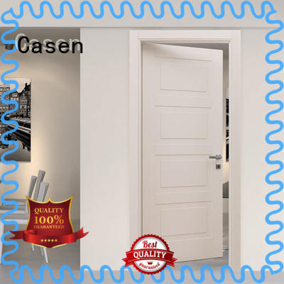 Casen white wood 4 panel doors dark for bathroom