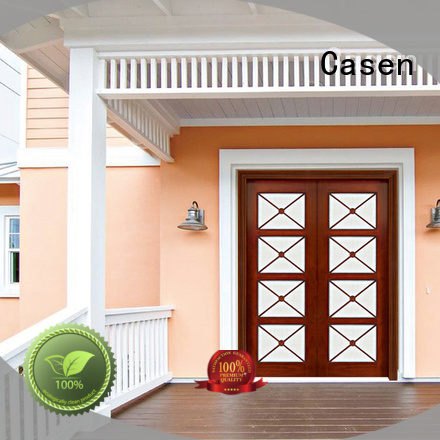 Casen wooden contemporary front doors fashion for store