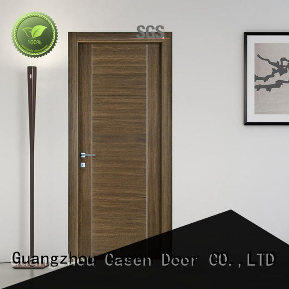 ODM solid wood door stainless steel for shop