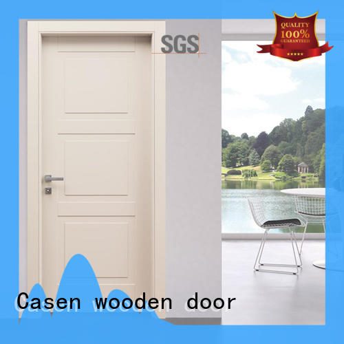 wooden modern composite doors interior for washroom Casen