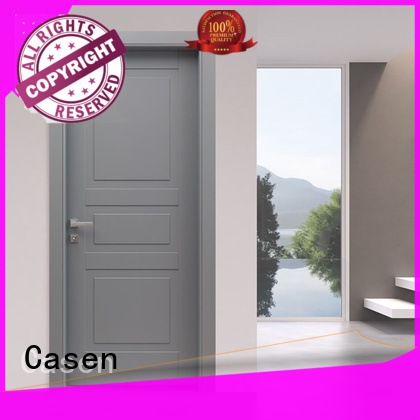 Casen wooden composite wood door gray for washroom