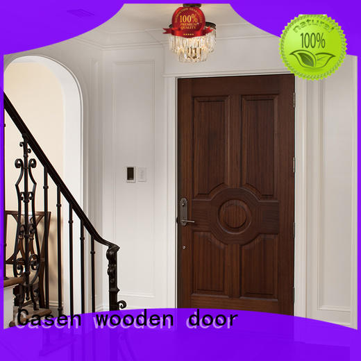 Casen simple design mdf flush door cheapest factory price for bedroom