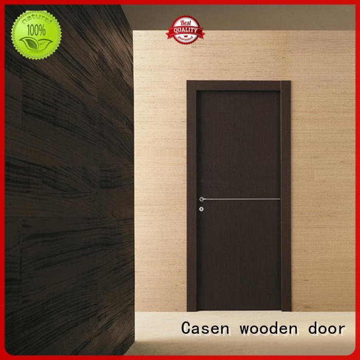 Casen chic natural wood door for bedroom
