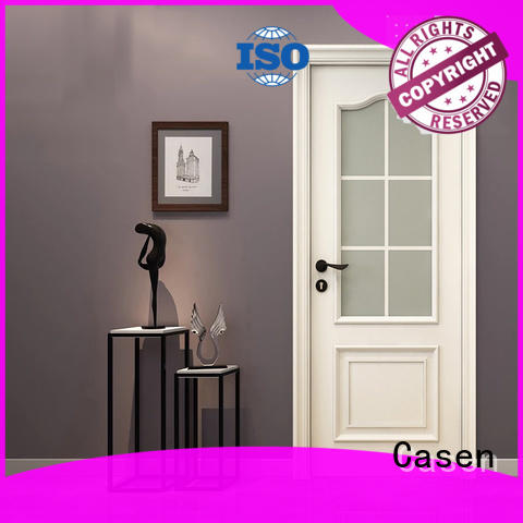 Casen white color luxury double front doors easy for kitchen