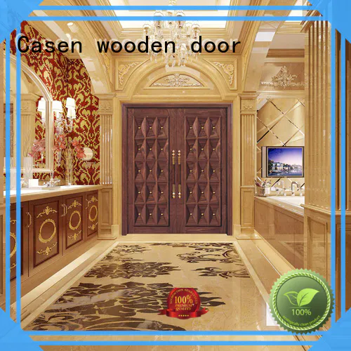 Casen iron modern entry doors archaistic style for store