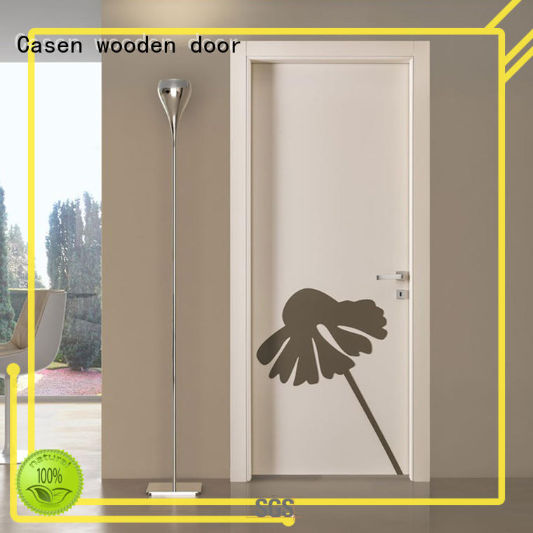 Casen fast installation hdf moulded panel doors wholesale for decoration