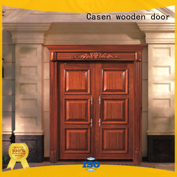 Casen iron oak doors front for house