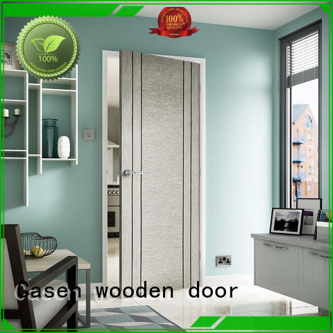 Casen chic solid wood door simple for washroom