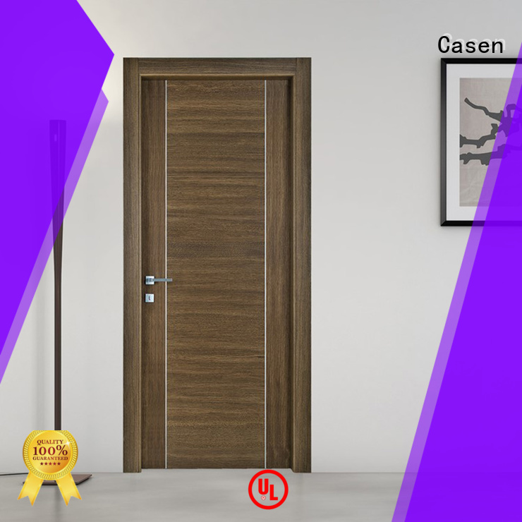 Casen soundproof solid wood door natural for house