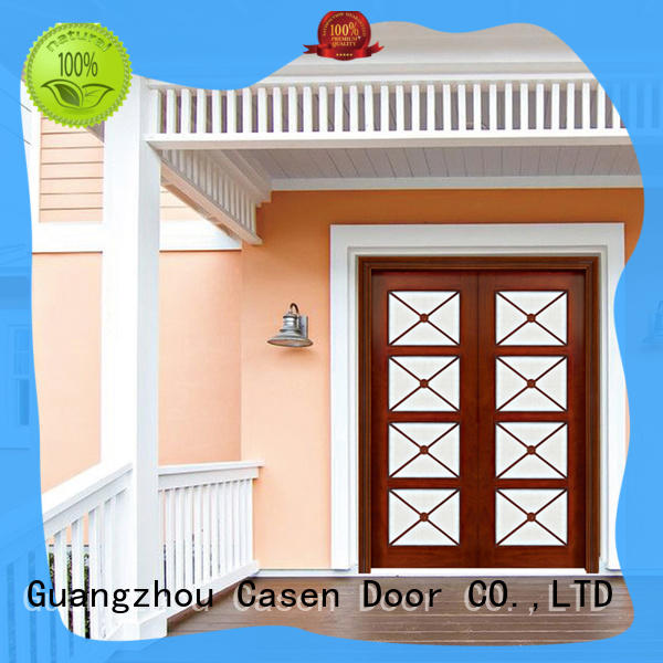 Casen main exterior wood doors front for shop