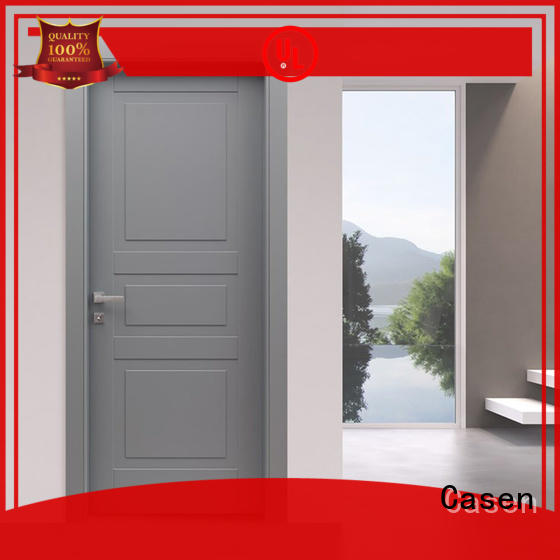 high quality 6 panel doors wooden easy for bathroom