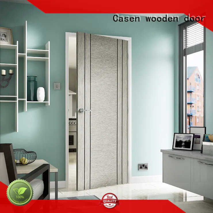 Casen modern design hardwood doors high-end for washroom