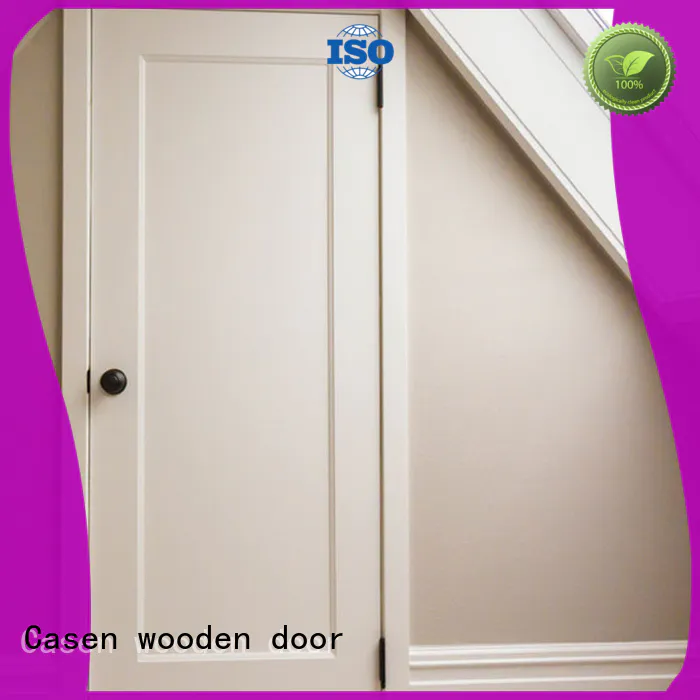 wood flat simple Casen Brand mdf doors supplier