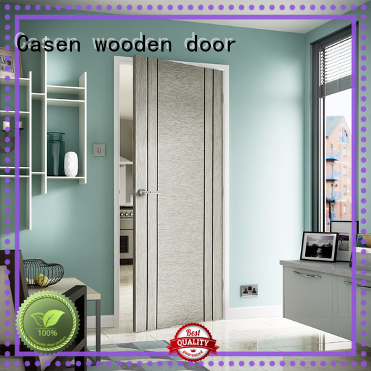 aluminium modern wooden door design high quality simple for bedroom