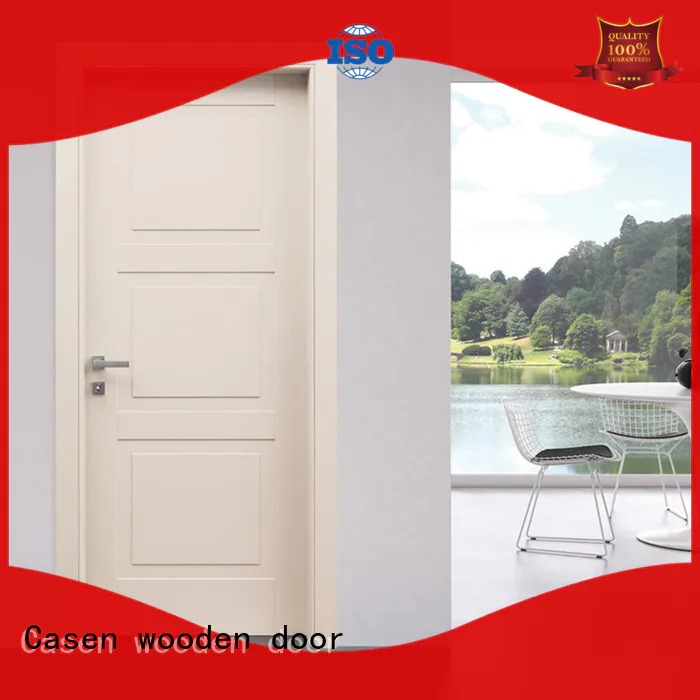 Casen wooden modern composite doors best design for bedroom