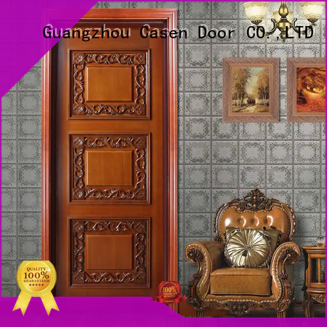 Casen wooden luxury wooden doors single for living room
