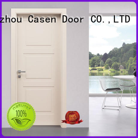 Casen light color composite door dark