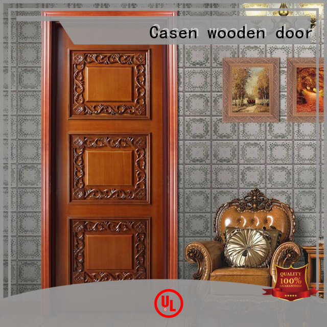 Casen modern luxury wooden door design factory for kitchen