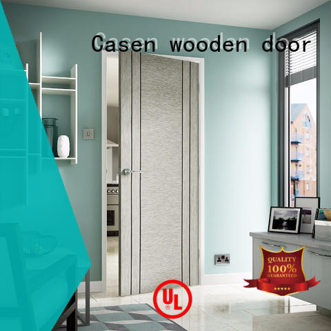 Casen wooden modern main door at discount for hotel