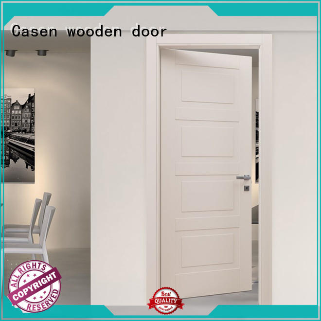 interior composite wood door gray for bathroom Casen