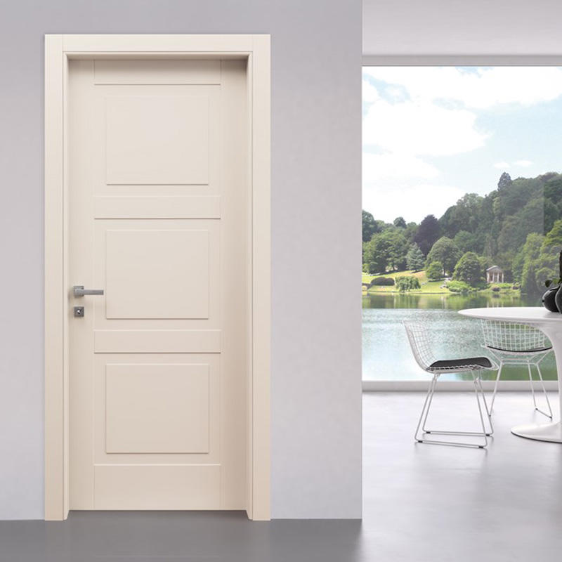 high quality white 6 panel internal doors white wood best design for washroom-1